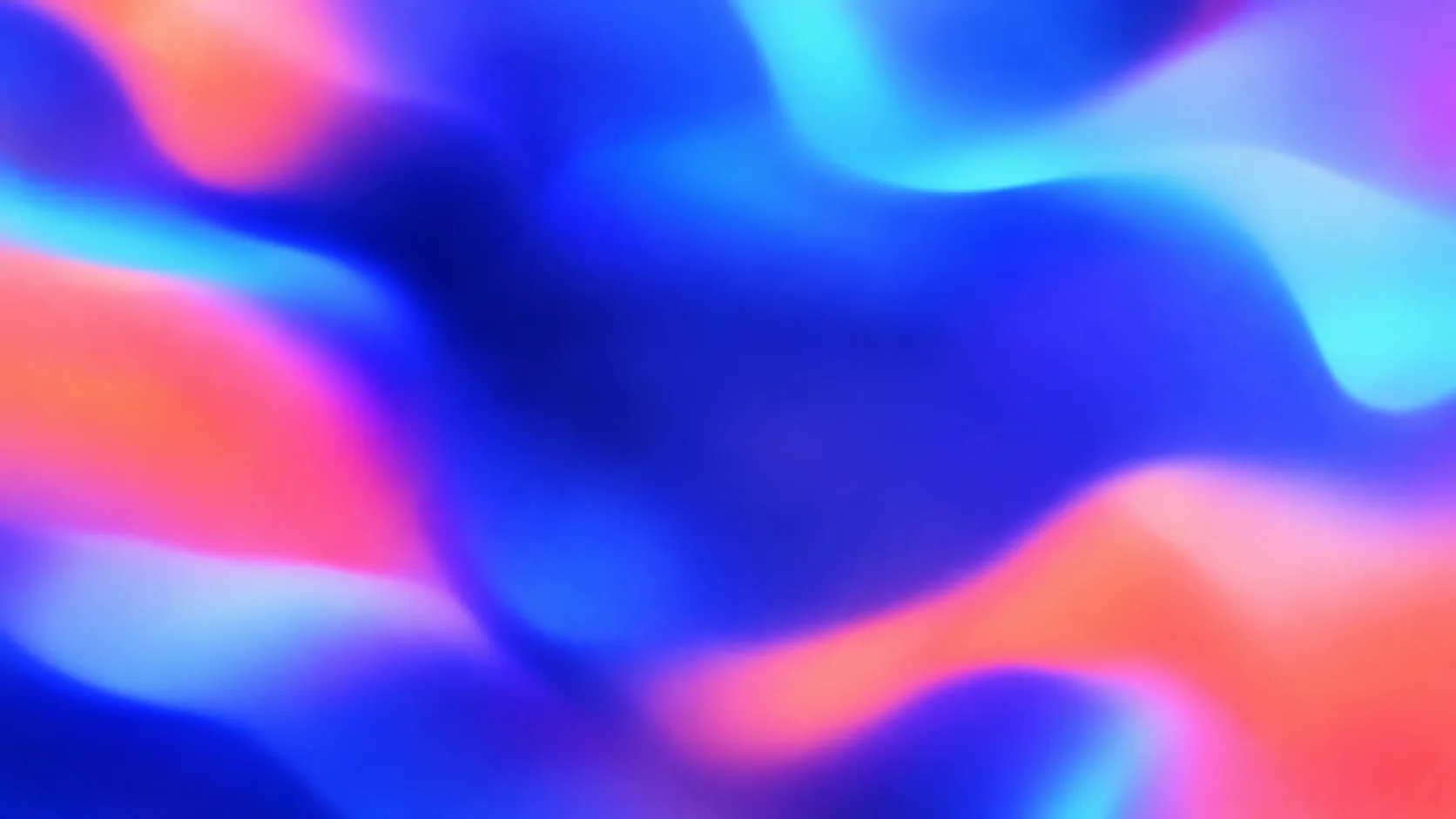 Rubio's brand field: deep blue, cyan and coral light.